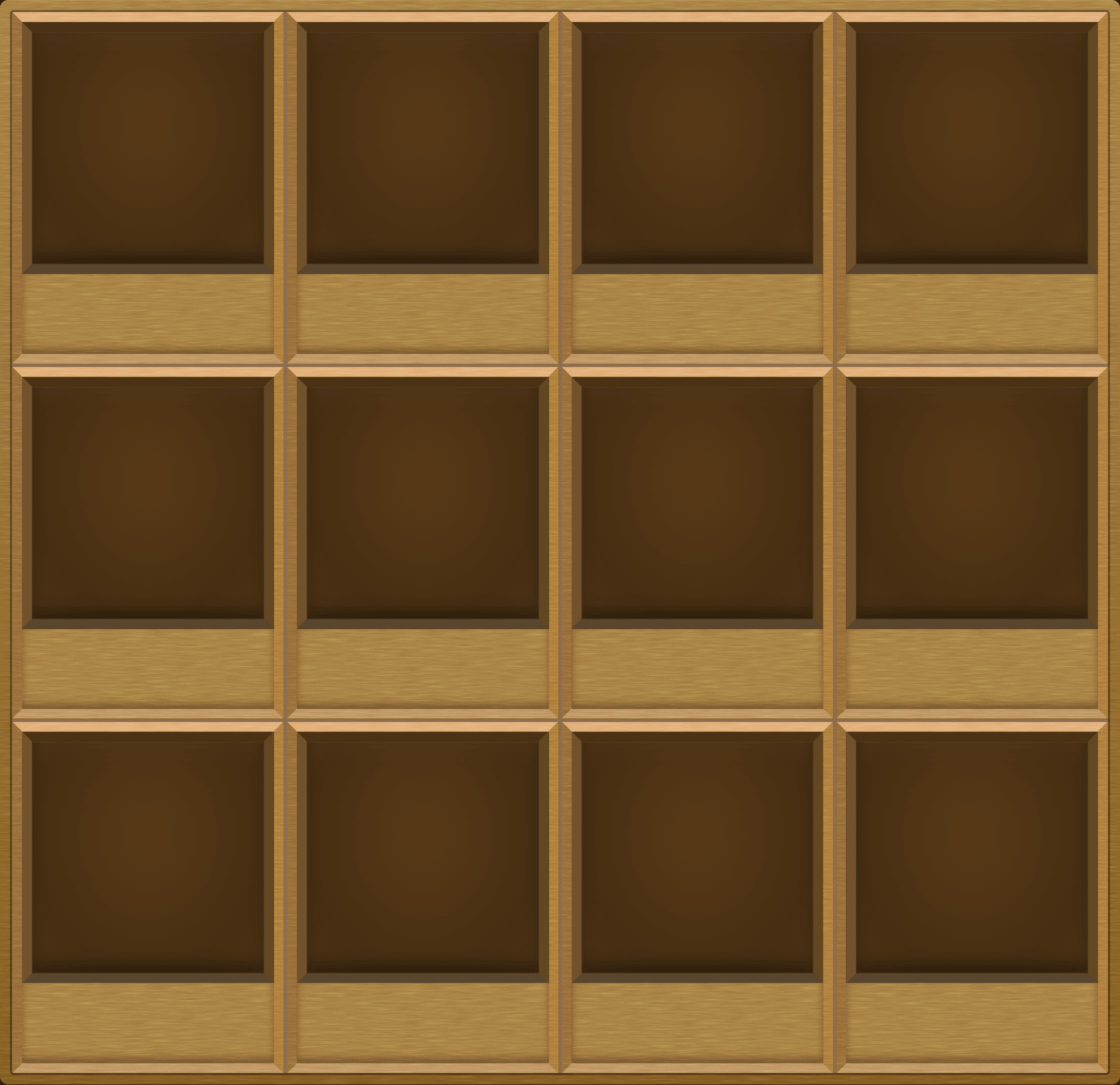 Honey Oak Display Case (3x4)